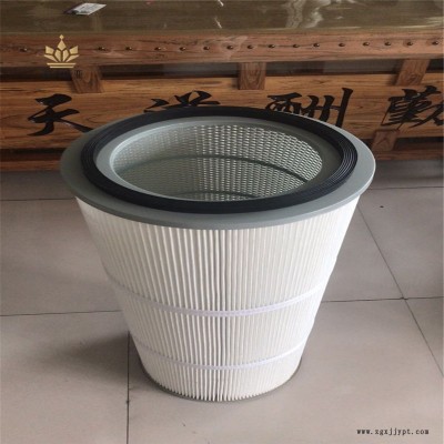 跃亚09净化除尘滤筒 圆形带密封圈除尘滤芯 定制除尘滤筒价格图2
