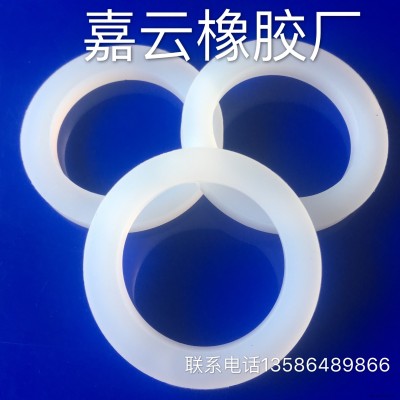 嘉云厂家供应不同规格硅胶制品平垫圈防水密封圈图2