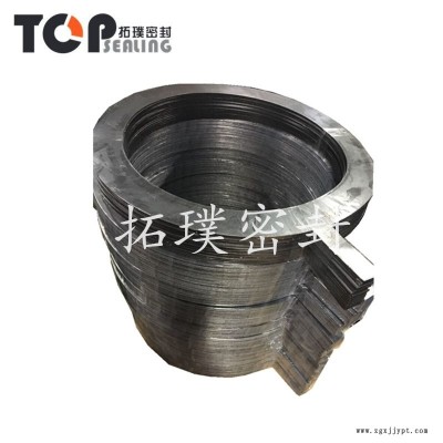 石墨盘根环 石墨垫片 高温盘根圈柔性石墨 芳纶密封圈碳素 厂家直销 钢丝增强石墨绳纯石墨盘根 5000 拓璞密封图2
