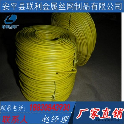 镀锌丝包塑 捆绑用黑退火包胶丝 手工艺品制作包塑铁丝图2