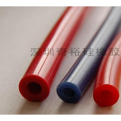 厂家供应透明无毒硅胶管 耐高温耐高压硅胶软管 天然双色双层乳胶管品牌批发订做图2