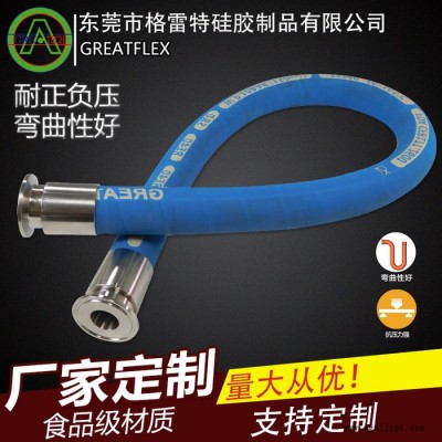 GREATFLEX 蓝色 RE40 食品级夹布钢丝橡胶管 乳胶管图3
