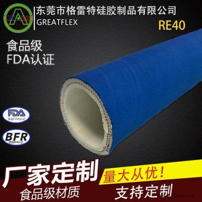 GREATFLEX 蓝色 RE40 食品级夹布钢丝橡胶管 乳胶管图5
