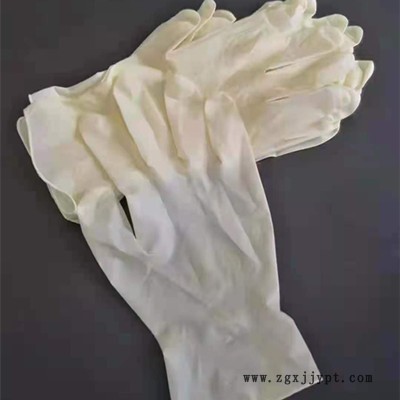 芮戈斯 乳胶手套 天然橡胶手套 一次性手套 民用防护手套 白色手套