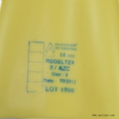 DELTA/代尔塔207001橡胶绝缘手套 工作劳保 电力电工行业 工业级高强度图3