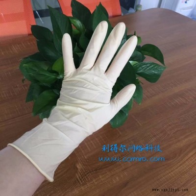 一次性橡胶无粉乳胶手套 12寸千级无尘净化手套 一次性乳胶 一次性乳胶手套图2