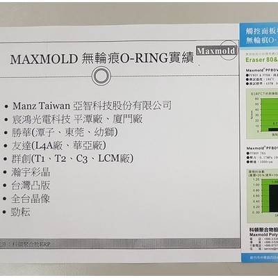 NORSOK M710认证PF80V FK5 無輪痕氟橡膠密封件触控面板专用--MAXMOLD(台湾科顿) 密封件
