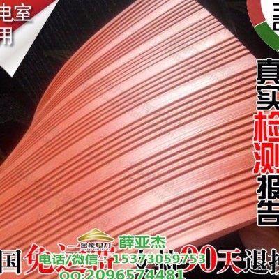 乳山防滑JD-XYJ3mm耐高压10kv绿色绝缘胶皮图2