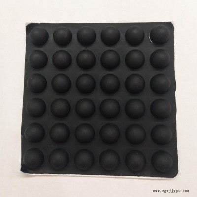 8*2.5半球形透明胶垫玻璃胶垫 黑色半圆形防撞胶粒硅胶垫