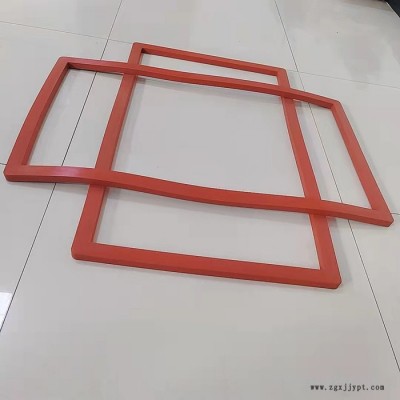 加工定制橡胶垫  红色胶垫 长方形密封垫 华科图1
