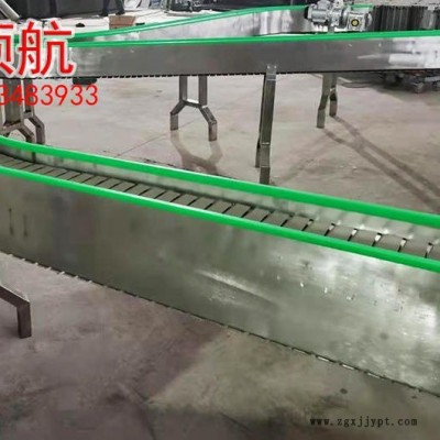 厂家推荐优质POM塑钢链板输送机 顶板链输送线 平顶链输送流水线图1