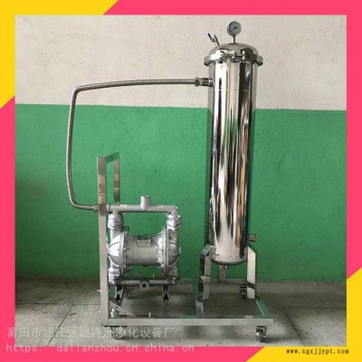 胶粘剂反应釜过滤器 胶黏剂灌装过滤机 去除杂质颗粒用图3