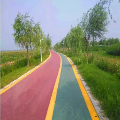 彩色路面胶粘剂 彩色路面防滑 万昌兴业图5