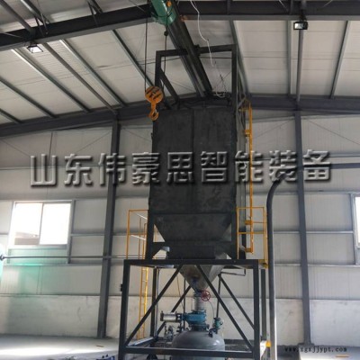 硬脂酸自动吨袋拆包机 可配套粉料管链输送机图3