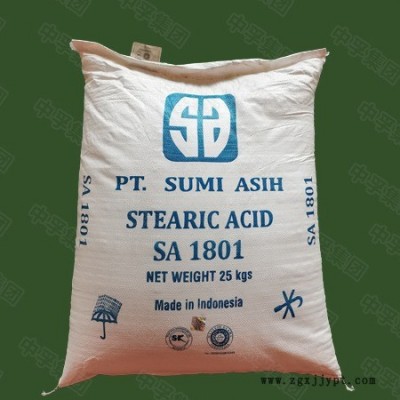 上海供应 硬脂酸印尼斯文SA1801 工业级化妆品级 25KG/包图1