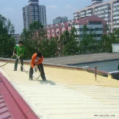 供应墙体保温现喷硬泡B1级阻燃防水聚氨酯黑白料组合聚醚 异氰酸酯屋顶隔热喷涂发泡剂图2