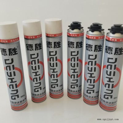 门窗泡沫胶填充膨胀发泡剂 聚氨酯发泡胶 德胜 聚氨酯填缝剂 产品批发图2