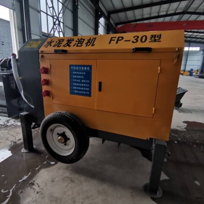小型水泥发泡机 地暖回填保温发泡设备 混凝土输送泵发泡机发泡剂图2