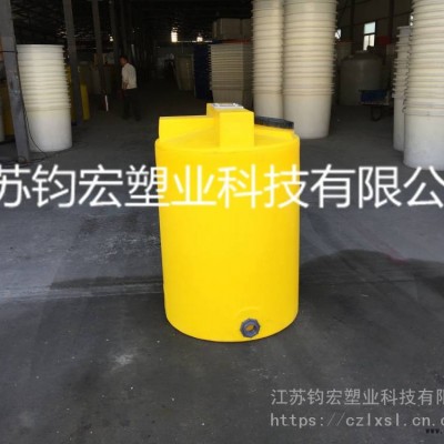 富阳渔山催化剂加药设备3立方溶药箱定制图2