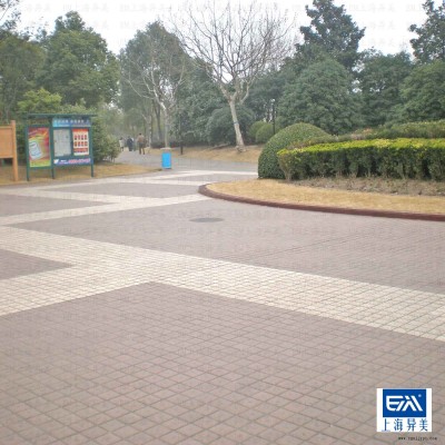 商业街步行街印花地坪脱模剂，模具免费借用图3
