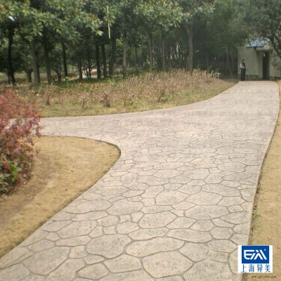 餐厅酒吧压花地坪脱模剂，模具免费借用图4