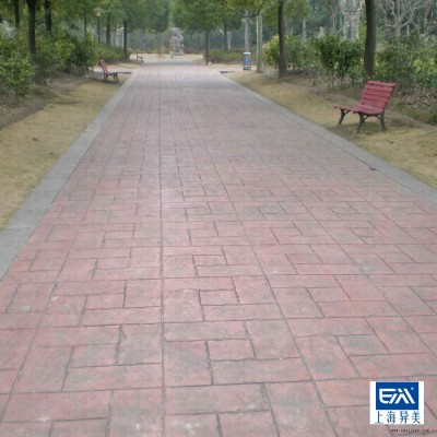 美丽乡村压膜路面脱模剂，模具免费借用图2