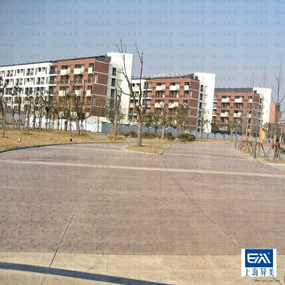 美丽家园压纹路面脱模剂，模具免费借用图3