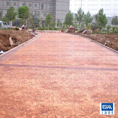 美丽家园压纹路面脱模剂，模具免费借用图2
