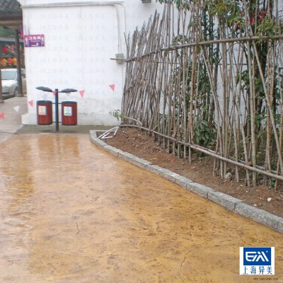 仿木压模地坪脱模剂，模具免费借用图2