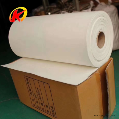 科标厂家定做0.5mm厚陶瓷纤维纸硅酸铝高温隔热纸玻璃脱模剂图2