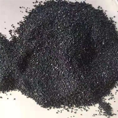 黑金刚砂生产厂家 20-40目金刚砂 喷砂用黑砂  河北亿润金刚砂图2