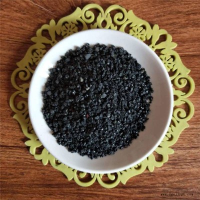 印东彩厂直供黑色石英砂亮黑砂 地坪石英砂透水砖专用砂图3