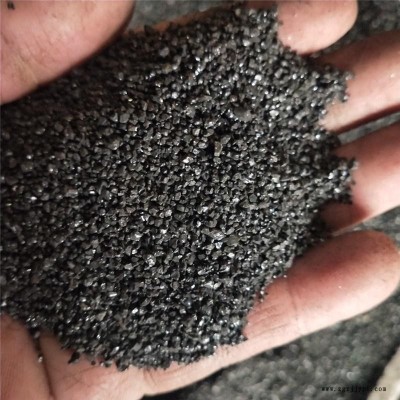 鹏硕销售黑色彩砂环氧地坪黑砂涂料外墙喷涂砂子骨料图1