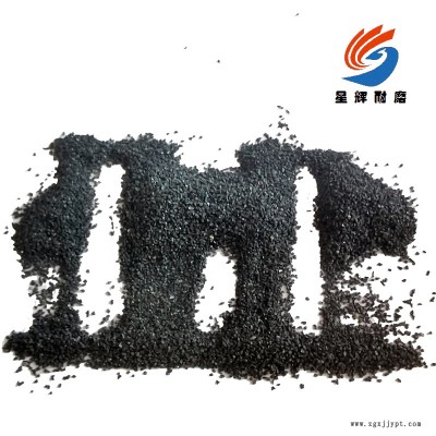 耐磨金刚砂骨料 10-20目铜矿砂厂家 星辉黑砂铜矿砂图2
