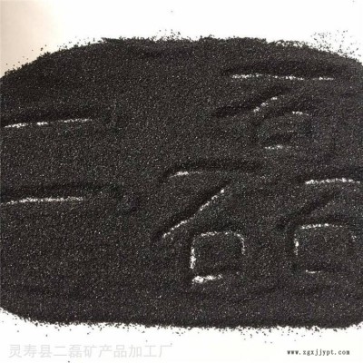 厂家供应耐磨亮黑砂地坪骨料用金刚砂高硬度水晶黑砂型号齐全图3