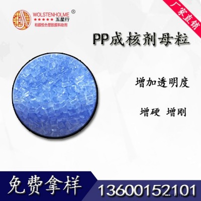 五星行生产厂家批发PP成核剂母粒 pp/pe/高度透明增刚增硬成核剂母粒 配方HPP-221-B