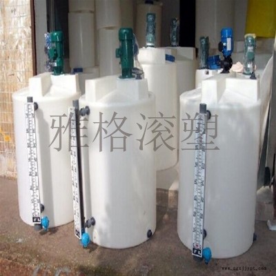 5立方污水处理加药桶 雅格清洗剂加药箱 5吨阻垢剂加药搅拌桶厂家图2