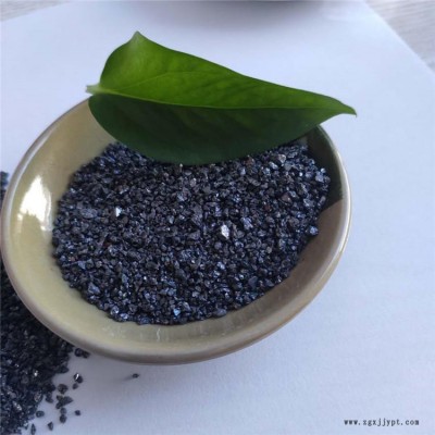 玄光矿产 黑色石英砂滤料 炒货用亮黑砂 耐磨石英砂