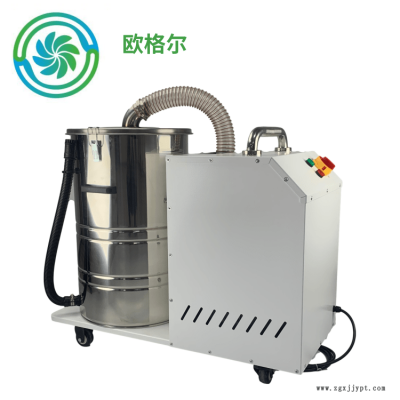 JL-3000 380V/3KW移动高压真空吸尘器 吸铁渣吸尘器 车间地面炭黑吸尘器图2