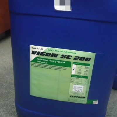 ZESTRON VIGON SC200 德国洁创清洗剂清除焊膏和松香残留物的水基网板清洗剂