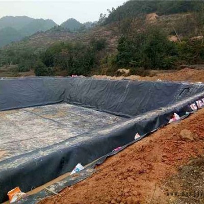 HDPE炭黑抗老化防渗膜 防渗膜使用寿命长 防渗效果好 库存处理图2