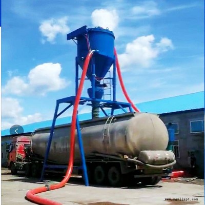 广东水泥无粉尘装车机 炭黑粉中转输送机 粉煤灰装罐车气力输送机图2