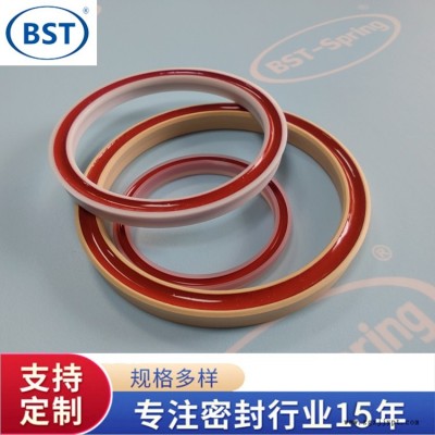 灌装机密封 食品级旋转油封 聚苯脂密封 填充硅胶泛塞封TVMS