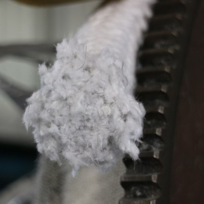 陶瓷纤维盘根炉门密封绳 钢丝增强耐高温隔热硅酸铝陶瓷纤维盘根