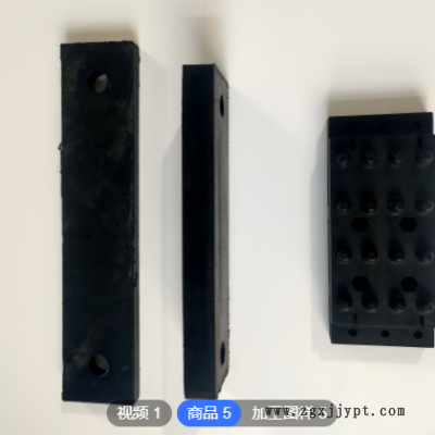 工厂定制防滑静音圆形硅胶脚垫 减震脚机械用方形橡胶缓冲减震垫图2