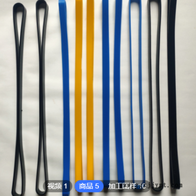 工厂批发定制硅胶绑带沙滩躺椅毛巾固定绑带抗拉高弹力橡胶绑带图3