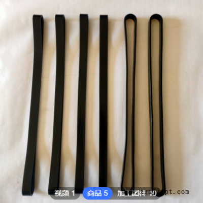 工厂批发定制硅胶绑带沙滩躺椅毛巾固定绑带抗拉高弹力橡胶绑带图2