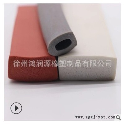 汽车门窗硅胶密封条 门底门缝防撞橡胶装饰条 耐磨损硅胶密封条图2