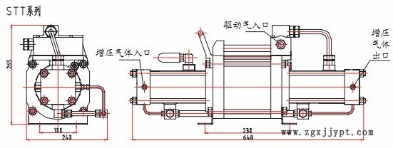 气体增压泵STT结构图