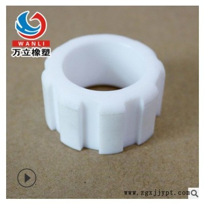 厂家供应聚四氟乙烯螺母/PTFE螺母铁氟龙 聚四氟乙烯异形制品图2